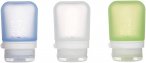 humangear GoToob+ 3er Pack - 3 x 53 ml Tube transparent-grün-blau