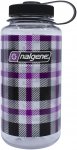 Nalgene Everyday Weithals Trinkflasche 1,0 Liter purple kariert