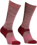 Ortovox Women's Ski Tour LT Comp Long Socks - Skitouren-Socken mountain rose ble