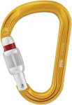 Petzl Attache Screw-Lock - HMS Karabiner yellow