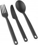Sea to Summit Camp Cutlery Set - Besteckset charcoal