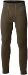 Woolpower Long Johns 400 mit Eingriff - Merino pine green XL