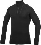 Woolpower Zip Turtleneck Lite black L