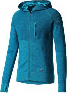 Adidas Herren Laufjacke City Run Primeknit Blau - BP6817
