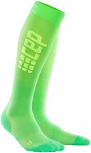 CEP Herren Kompressionssocke Run Ultralight Socks - viper-grün