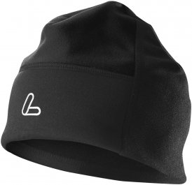 Löffler Windstopper Mütze Fleece Schwarz - 09646-990