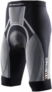 X-Bionic Herren Radhose The Trick Biking Pants Short Schwarz - O100251-B119