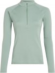 Icebreaker Damen 300 MerinoFine Polar Half Zip Langarmshirt M