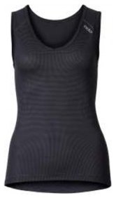 Odlo Singlet v-neck CUBIC - 93090 ebony grey - black - S