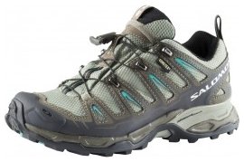 Salomon X Ultra 2 GTX Women Trailrunningschuh - 0 GREY DENIM/Deep Blue/MELON B - 6,5