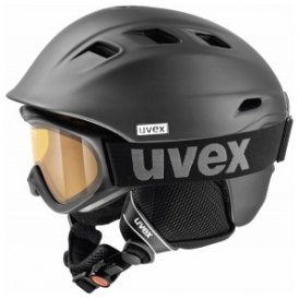 Uvex Comanche Set Helm+Skibrille - 2007 black mat - 59