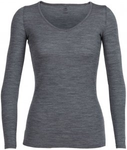 Icebreaker - Women Siren LS Sweatheart griftston heather S