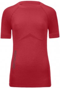 Ortovox Merino Competition Short Sleeve Women hot coral Gr. S