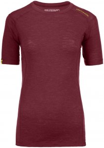 Ortovox Merino Ultra 105 Short Sleeve Woman dark blood Gr. S