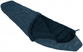Vaude Sioux 400 Syn Kunstfaser Mumienschlafsack baltic sea RV rechts