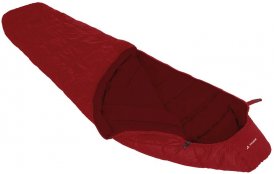 Vaude Sioux 400 Syn Kunstfaser Mumienschlafsack dark indian red RV links