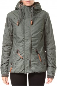NAKETANO Mädchen furzen Rosenduft - Jacke für Damen - Grün - S