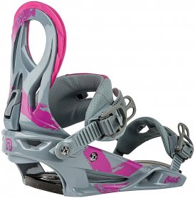 NITRO Lynx - Snowboard Bindung für Damen - Grau - S