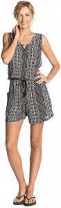 Rip Curl Black Sands Beach Romper - Overall für Damen - Schwarz - XS