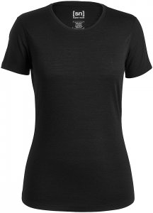 SUPER.NATURAL Base 140 - T-Shirt für Damen - Schwarz - S