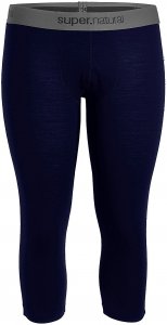 SUPER.NATURAL Base 3/4 Tight 175 - Funktionsunterwäsche für Herren - Blau - XL