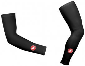 Castelli Set: Castelli Lycra-Armwärmer + Castelli Lycra Beinwärmer., Gr. M