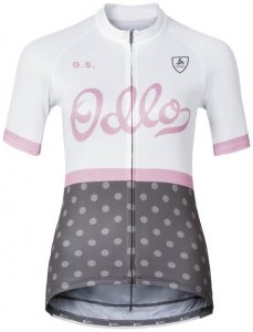Odlo Ride Stand-up collar s/s full zip Damen-Radtrikot, Gr. XL