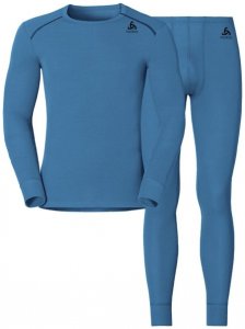 Odlo Set Shirt l/s Pants WARM - Sportunterwäsche-Komplet, Gr. L