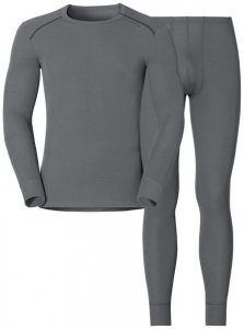 Odlo Set Shirt l/s Pants WARM - Sportunterwäsche-Komplet, Gr. L