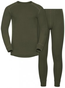 Odlo Set Shirt l/s Pants WARM - Sportunterwäsche-Komplet, Gr. L