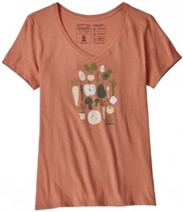 Patagonia Harvest Haul Organic V-Neck - T-Shirt Kurzarm - Damen, Gr. S
