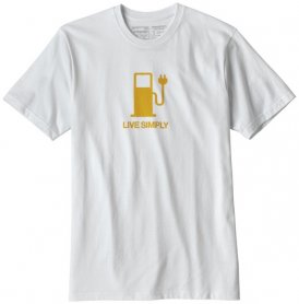Patagonia Live Simply Power Responsibili - T-Shirt Trekking - Herren, Gr. M
