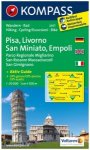 Kompass Karte N.2457: Pisa, Livorno, San Miniato, Empoli 1:50.000