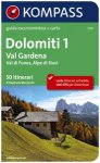 Kompass Karte N.5735: Dolomiti 1 Val Gardena, Val di Funes, Alpe di Siusi