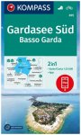 Kompass Karte N.695: Gardasee Süd 1:25.000
