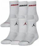 Nike Jordan Legend Crew 6 Pk Jr - kurze Socken - Kinder, Gr. 7-9Y