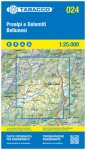 Tabacco Karte N.024 Prealpi e Dolomiti Bellunesi - 1:25.000