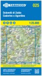 Tabacco Karte N.025 Doloiti di Zoldo / Cadorine e Agordine - 1:25.000