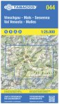 Tabacco Karte N.044 Vinschgau - Mals - Sesvenna - 1:25.000