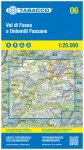 Tabacco Karte N.06 Val di Fassa e Dolomiti Fassane - 1:25.000