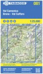 Tabacco Karte N.081 Val Camonica - Breno - Val Caffaro - 1:25.000