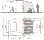 Vaude Drive Van XT 5P - Zeltvorraum für Camper