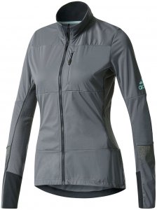 adidas Performance Damen Laufjacke "Xperior", dunkelgrau, Gr. 38