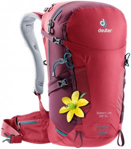 Deuter Damen Tages- und Wanderrucksack "Speed Lite 22 SL", rot, Gr. 22
