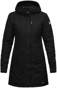 FJÄLL RÄVEN Damen Parka "Kiruna", schwarz, Gr. L