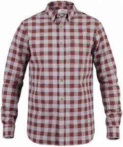FJÄLL RÄVEN Herren Berghemd "Övic", bordeaux, Gr. S