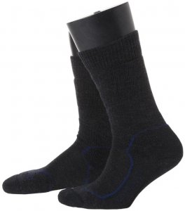 Icebreaker Wandersocken Hike+ Mid Crew, anthrazit, Gr. L