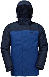 Jack Wolfskin 3-in-1-Funktionsjacke "Echo Bay Men", blau, Gr. M