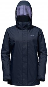 Jack Wolfskin Damen Doppeljacke "Arborg 3-in-1", dunkelblau, Gr. XL