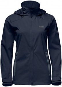 Jack Wolfskin Damen Softshelljacke "Cusco Valley", nachtblau, Gr. XXXL